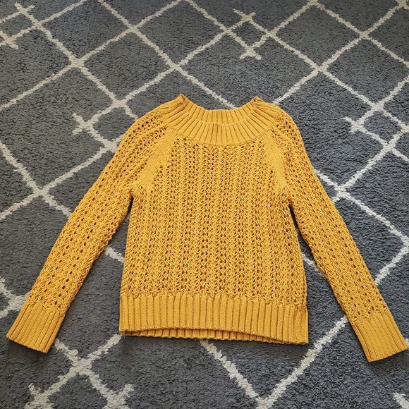 J. Crew Wide-neck beach sweater with pointelle stitch NWT - Picture 2 of 9